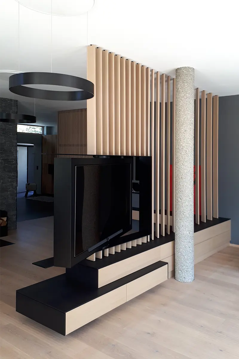 Wohnzimmer Raumteiler und Lowboard Wohnzimmer Raumteiler und Lowboard